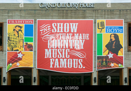 Tennessee, Nashville, Grand Ole Opry House Stock Photo