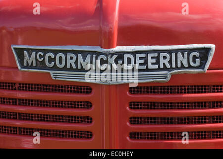 Detail on a McCormick-Deering tractor front. Stock Photo