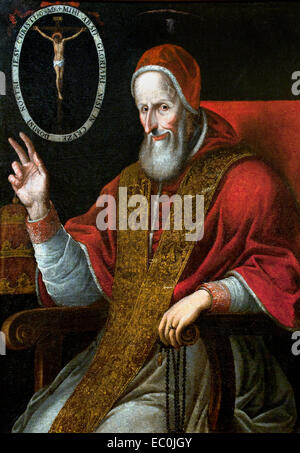 Pope Saint Pius V (1504 – 1572) by Alonso Antonio Villamor 1661-1726 Spain Spanish Stock Photo