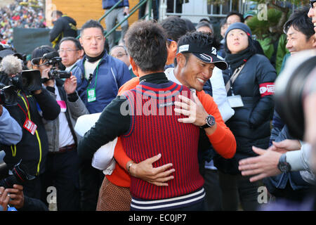 Tokyo Yomiuri Country Club, Tokyo, Japan. 7th Dec, 2014. Katsumasa Miyamoto (JPN), DECEMBER 7, 2014 - Golf : The 51st Japan Golf Tour Nippon Series JT Cup Final Round at Tokyo Yomiuri Country Club, Tokyo, Japan. Credit:  YUTAKA/AFLO SPORT/Alamy Live News Stock Photo