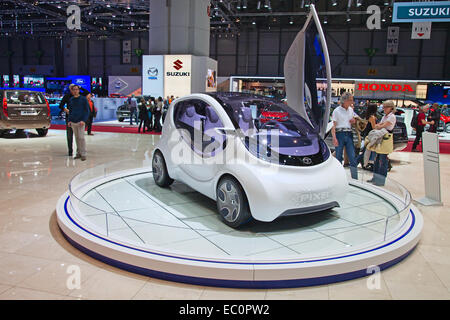 GENEVA - MARCH 8: The Tata Pixel on display at the 81st International Motor Show Palexpo-Geneva on March 8; 2011 in Geneva, Swit Stock Photo