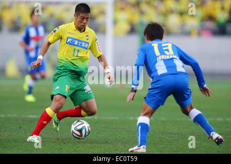 Ajinomoto Stadium, Chiba, Japan. 7th Dec, 2014. Takayuki Morimoto (JEF), December 7, 2014 - Football /Soccer : 2014 J.LEAGUE Road to J1 Play-offs Final match between JEF United Ichihara Chiba - Montedio Yamagata at Ajinomoto Stadium, Chiba, Japan. Credit:  AFLO SPORT/Alamy Live News Stock Photo