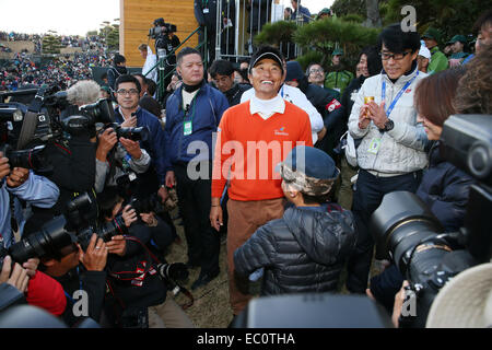 Tokyo Yomiuri Country Club, Tokyo, Japan. 7th Dec, 2014. Katsumasa Miyamoto (JPN), DECEMBER 7, 2014 - Golf : The 51st Japan Golf Tour Nippon Series JT Cup Final Round at Tokyo Yomiuri Country Club, Tokyo, Japan. Credit:  YUTAKA/AFLO SPORT/Alamy Live News Stock Photo