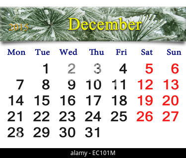 evergreen calendar