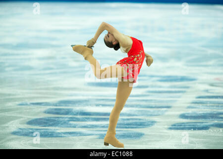 Adelina Sotnikova (RUS) competing in the Women's Figure Skating Short