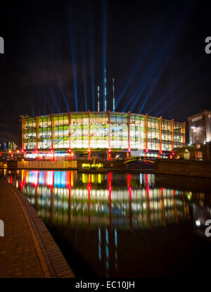 The National Indoor Arena: The NIA, Birmingham. The Barclaycard Arena is one of the busiest, large scale indoor sporting and ent Stock Photo