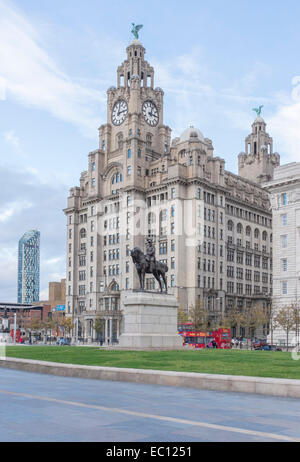 The Liver Building, Liverpool, England Stock Photo