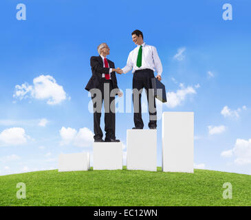 Business people shaking hands Stock Photo