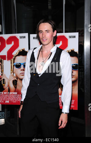 New York Premiere of '22 Jump Street' at The AMC Lincoln Square  Featuring: Reeve Carney Where: New York City, New York, United States When: 04 Jun 2014 Stock Photo
