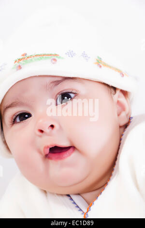 1 Indian Baby Playful Stock Photo