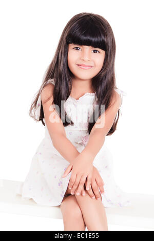 indian Beautiful Child Stock Photo