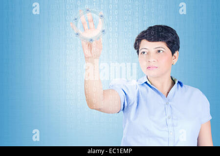 1 indian Business Woman Stock Photo