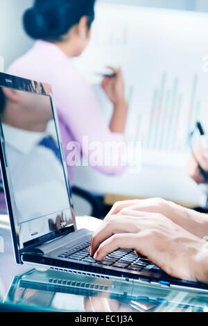 indian Company  Business partner Stock Photo