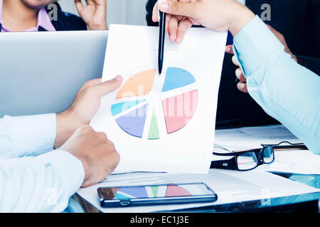 indian Company  Business partner Stock Photo