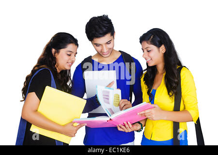 indian College friends students Stock Photo