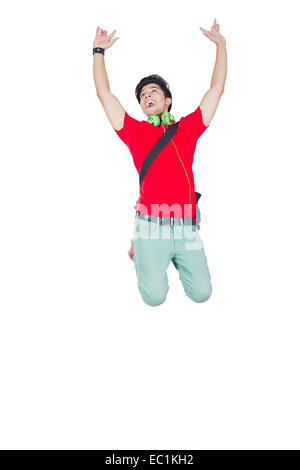 indian college boy Student fun Stock Photo