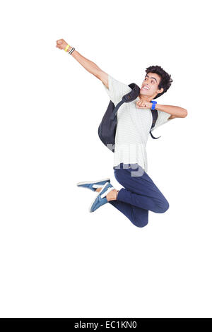 indian college boy Student fun Stock Photo