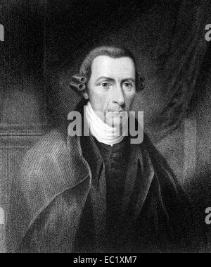 Patrick Henry (1736-1799) on engraving from 1835. American attorney, planter and politician. Stock Photo