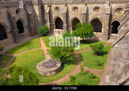 Cloister, Se Cathedral, Evora, UNESCO World Heritage Site, Alentejo, Portugal, Europe Stock Photo