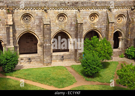 Cloister, Se Cathedral, Evora, UNESCO World Heritage Site, Alentejo, Portugal, Europe Stock Photo