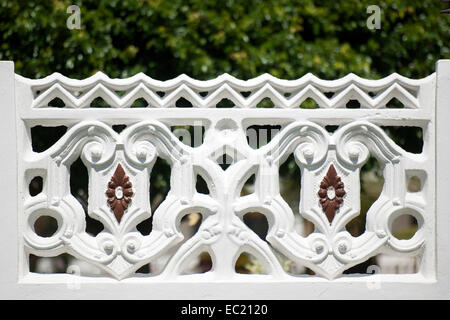 Dominikanische Republik, Halbinsel Samana, Sanchez, Gartenmauer Stock Photo