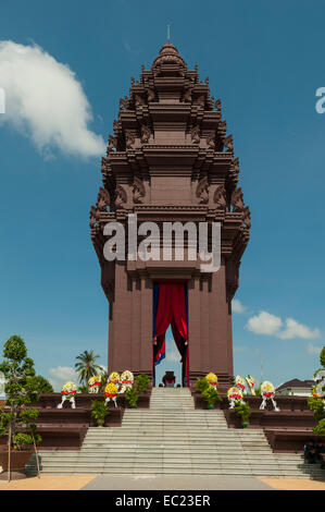 Independence Monument, Phnom Penh, Cambodia Stock Photo