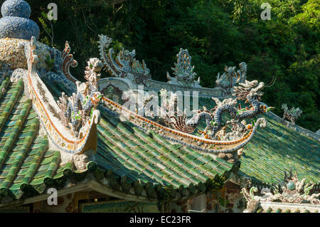 Pagoda at Marble Mountains near Hoi An, Vietnam Stock Photo