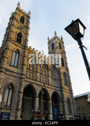 Notre-Dame Basilica, Montreal, Quebec, Canada. Stock Photo