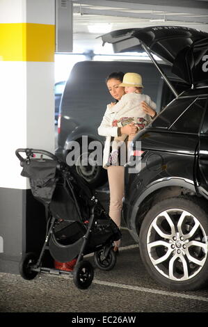 Chantelle Houghton out in Essex  Featuring: Chantelle Houghton,Dolly Where: London, United Kingdom When: 05 Jun 2014 Stock Photo