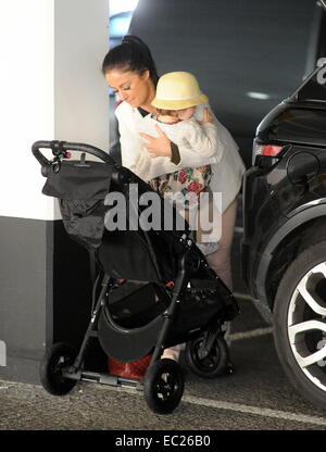 Chantelle Houghton out in Essex  Featuring: Chantelle Houghton,Dolly Where: London, United Kingdom When: 05 Jun 2014 Stock Photo