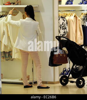 Chantelle Houghton out in Essex  Featuring: Chantelle Houghton,Dolly Where: London, United Kingdom When: 05 Jun 2014 Stock Photo