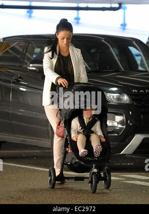 Chantelle Houghton out in Essex  Featuring: Chantelle Houghton,Dolly Where: London, United Kingdom When: 05 Jun 2014 Stock Photo