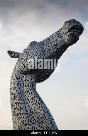 Kelpies Helix Park Falkirk Grangemouth Stock Photo