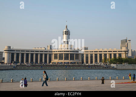 Tianjin Railway station, China Stock Photo