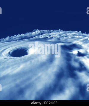 Eye of Hurricane Dianna 1984 Stock Photo