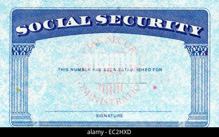 Social security card Stock Photo - Alamy