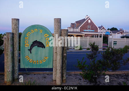 Gosman's restaurant in Montauk Long Island NY Stock Photo