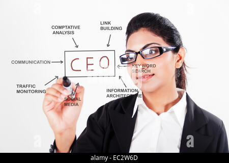 indian Business Woman Stock Photo