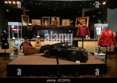 Las Vegas, Nevada, USA. 8th Dec, 2014. Burt Reynolds Memorabilia in attendance for Preview of the Property from the Life and Career of Burt Reynolds, Palms Casino Resort, Las Vegas, NV December 8, 2014. Credit:  James Atoa/Everett Collection/Alamy Live News Stock Photo