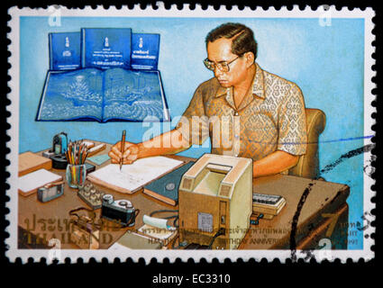 Thailand, Postage Stamp Stock Photo