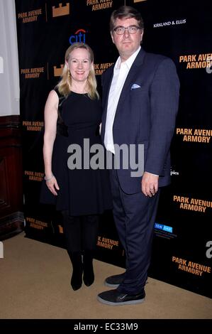Macbeth opening night party at the Park Avenue Armory - Arrivals.  Featuring: Kathleen Marshall,Scott Landis Where: New York, New York, United States When: 05 Jun 2014 Stock Photo