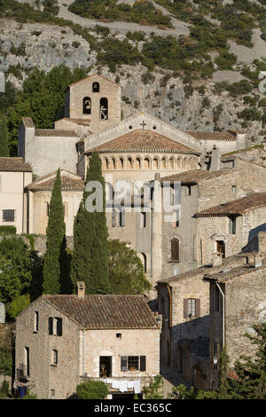 France, Herault, Langueduc-Roussillon, St-Guilhem-le-Desert, abbey, founded 804 Stock Photo