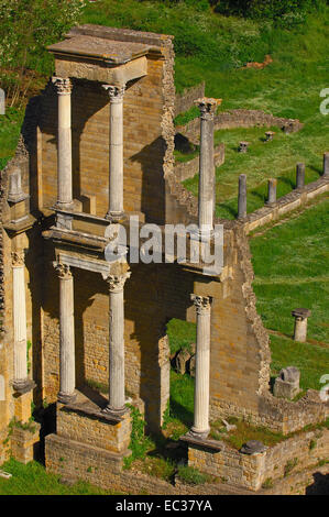 Roman theatre, Volterra, Tuscany, Italy, Europe Stock Photo