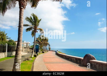 Promenade in Maspalomas on Canary islands Stock Photo