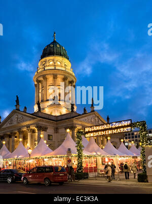 Christmas market at Gendarmenmarkt, Berlin, Germany 2014 Stock Photo