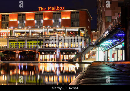 The Mailbox, Gas Street Basin, Birmingham Convention Quarter, Warwickshire, England, United Kingdom Stock Photo