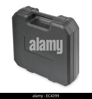 Plastic case for household tools on a white background Stock Photo