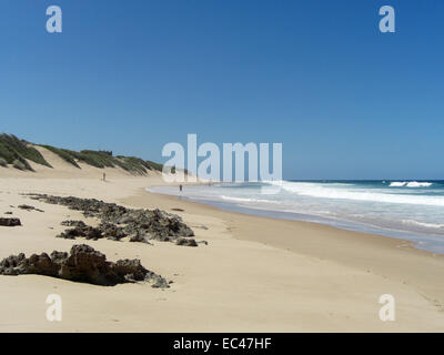 Beach in Tofinho Tofo, Inhambane, Mozambique Stock Photo