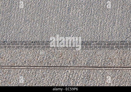 Tiled pavement aerial view, background or texture. Stock Photo