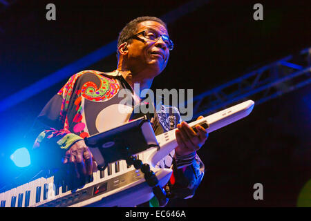 HERBIE HANCOCK preforms on the main stage at the MONTEREY JAZZ FESTIVAL Stock Photo